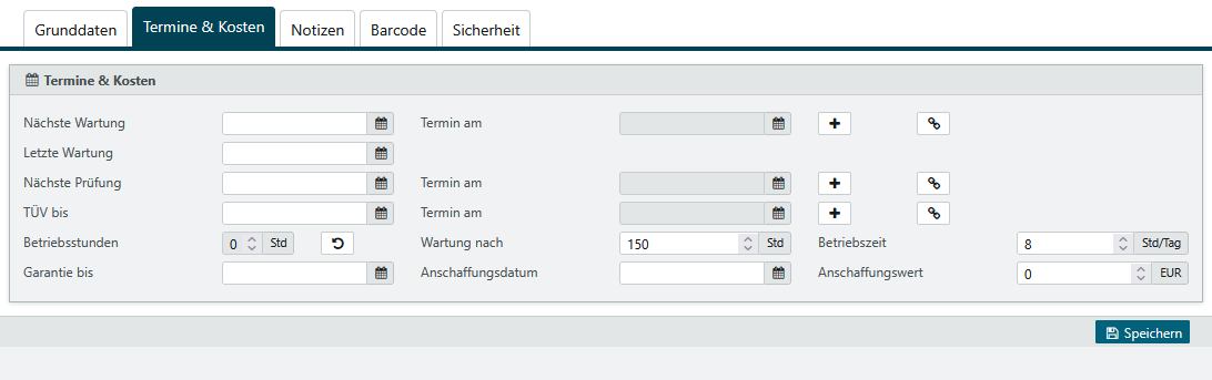 Termine & Kosten